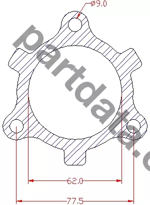 叉车配件供应GARRETT盖瑞特GT15增压器垫片